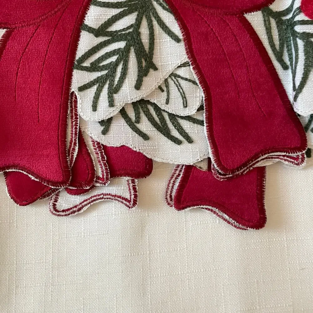 Envogue embroidered red